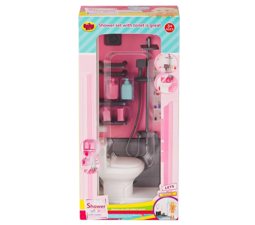 Nessiworld 02379 Klozetli Banyo Oyun Seti -Oydaş Oyuncak