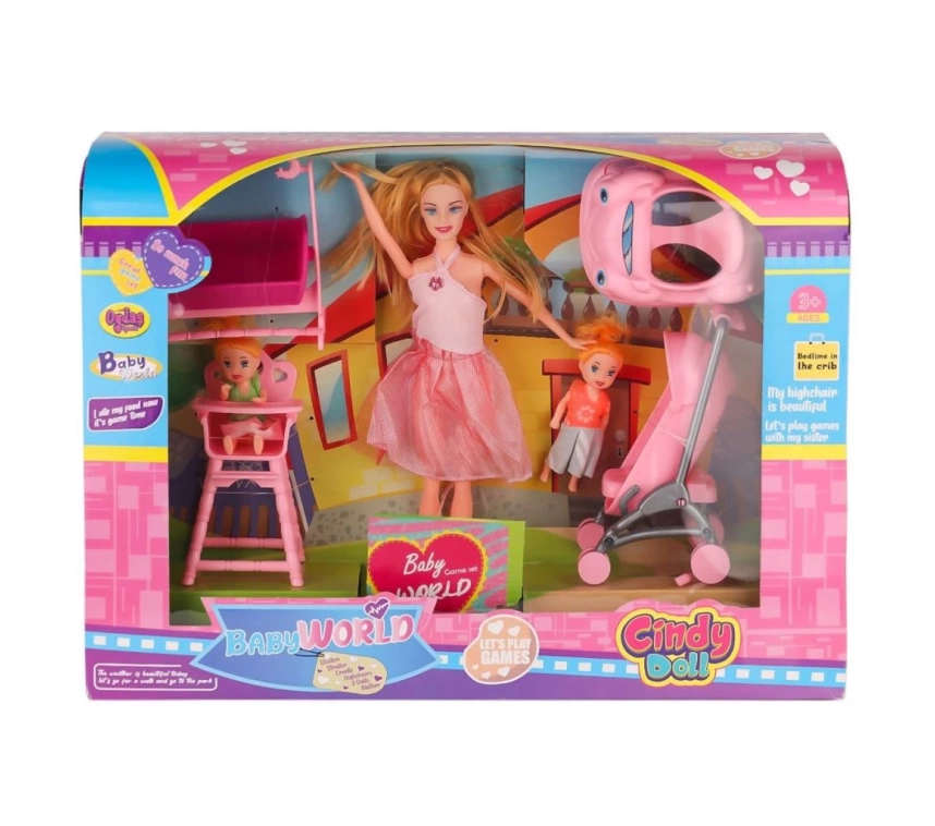 Nessiworld 02431 Anlily Baby World Cindy Doll Bebek -Oydaş Oyuncak