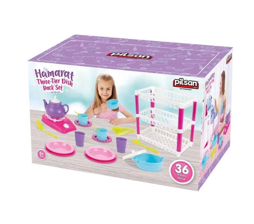 Nessiworld  03 337 Pilsan 3 Katlı Hamarat  Mutfak Seti