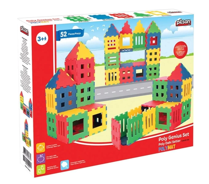Nessiworld 03 483 Poly Dahi Setler 1mt2 -Pilsan Oyuncak