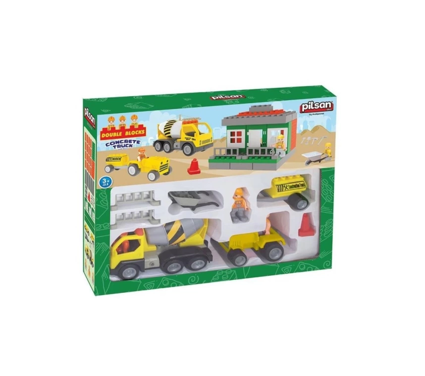 Nessiworld 03 611 Double Blocks Transmikser Seti -Pilsan Oyuncak