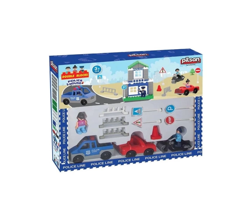 Nessiworld 03 613 Pilsan Double Bloklar Trafik Kontrol Seti