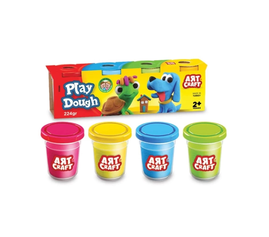 Nessiworld  03280 Art Craft 4lü Oyun Hamuru 224 gr  -Dede