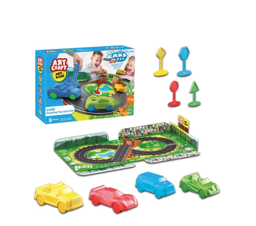 Nessiworld 03948 Artsand Arabalar Kum Seti 600 gr -Fentoys