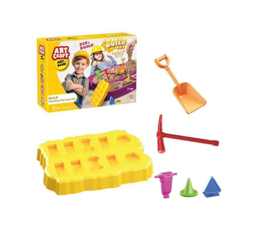 Nessiworld 03949 Artsand İnşaat Kum Seti 600 gr -Fentoys