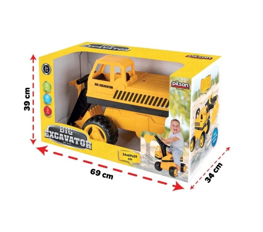 Nessiworld 06 207 Big Excavator -Pilsan Oyuncak