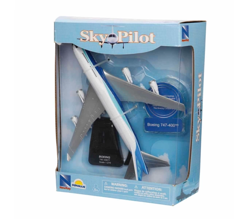 NessiWorld 1:240/1:270 Sky Pilot Boeing Model Yolcu Uçağı