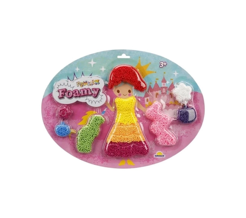 Nessiworld 1003565 Funmix Foamy Renkli Dünyalar Slime -Sunman
