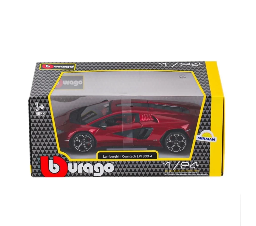 Nessiworld 1021102 Burago Lamborghini Countach LPI 800-4 1:24 -Sunman