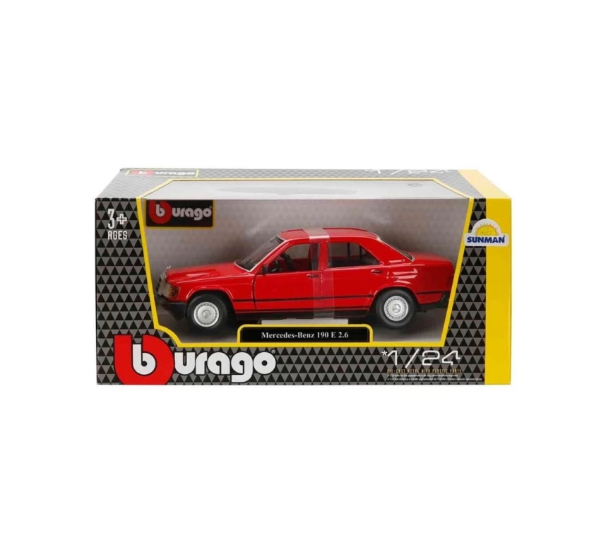 Nessiworld 1021103 1:24 Mercedes Benz 1987 190 E Model Araba
