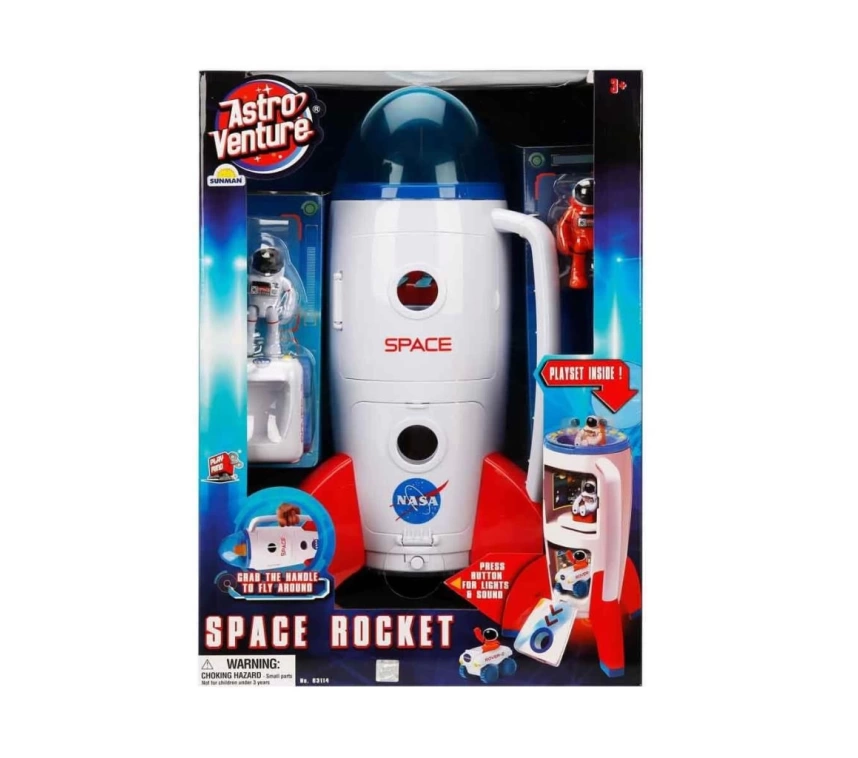 Nessiworld 106114 Astro Venture Sesli Ve Işıklı Uzay Roketi -Sunman