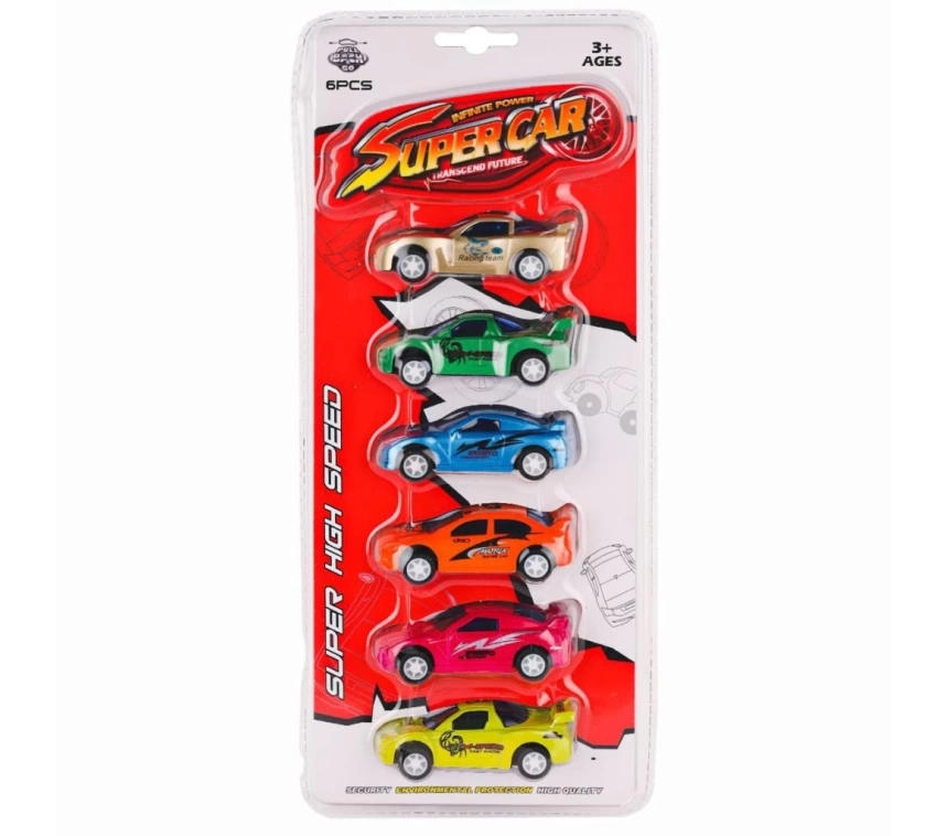 Nessiworld 1156E-1 Çek Bırak Yarış Arabası Seti -Birliktoys