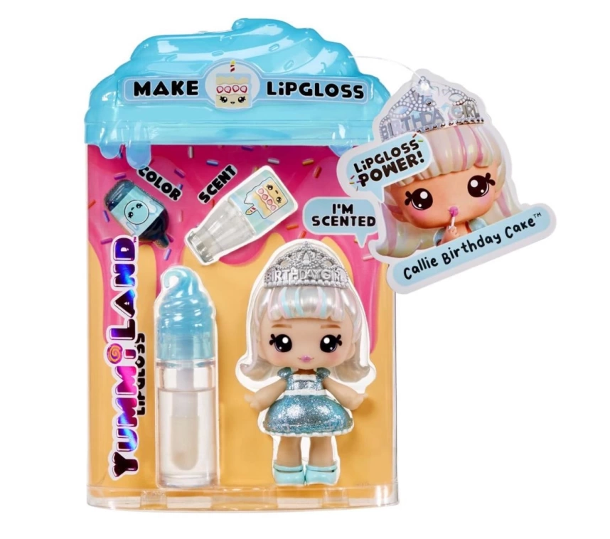 Nessiworld 120704 Yummiland Callie Birthday Cake Bebeği ve Dudak Parlatıcısı