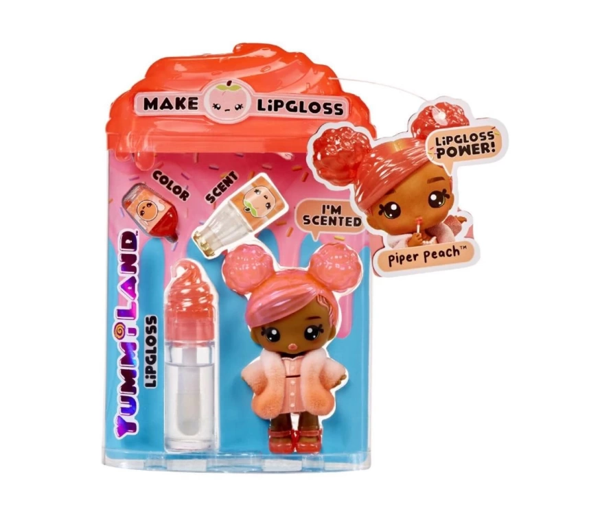Nessiworld 120759 Yummiland Piper Peach Bebeği ve Dudak Parlatıcısı