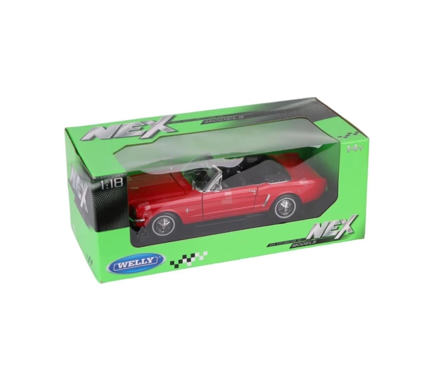 Nessiworld 12519C WELLY 1 18 1964 1 2 FORD MUSTANG CO