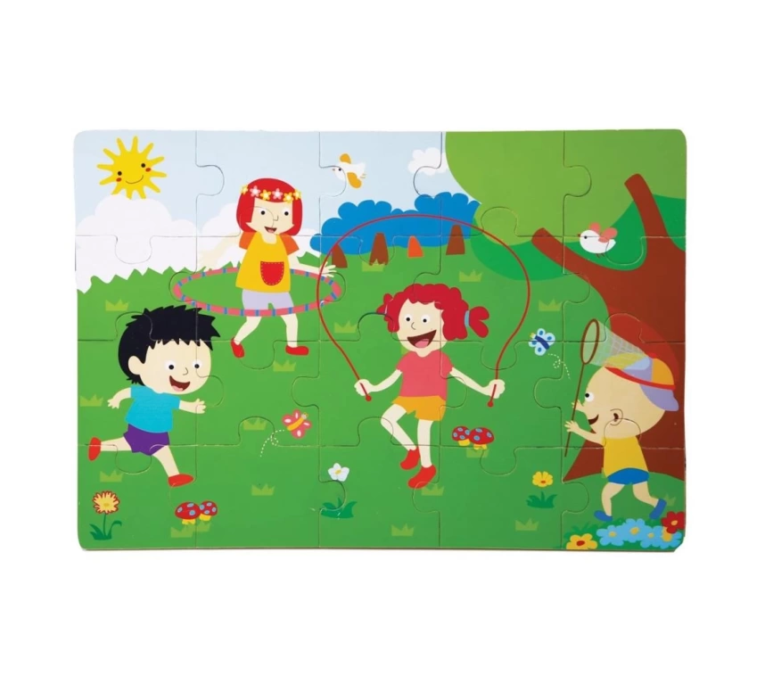 Nessiworld 1276-CS Chiva, İlkbahar Ahşap Yer Puzzle