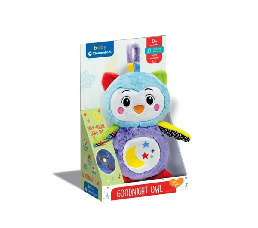 Nessiworld 17801 Baby Clementoni - Işıklı Pelüş Baykuş
