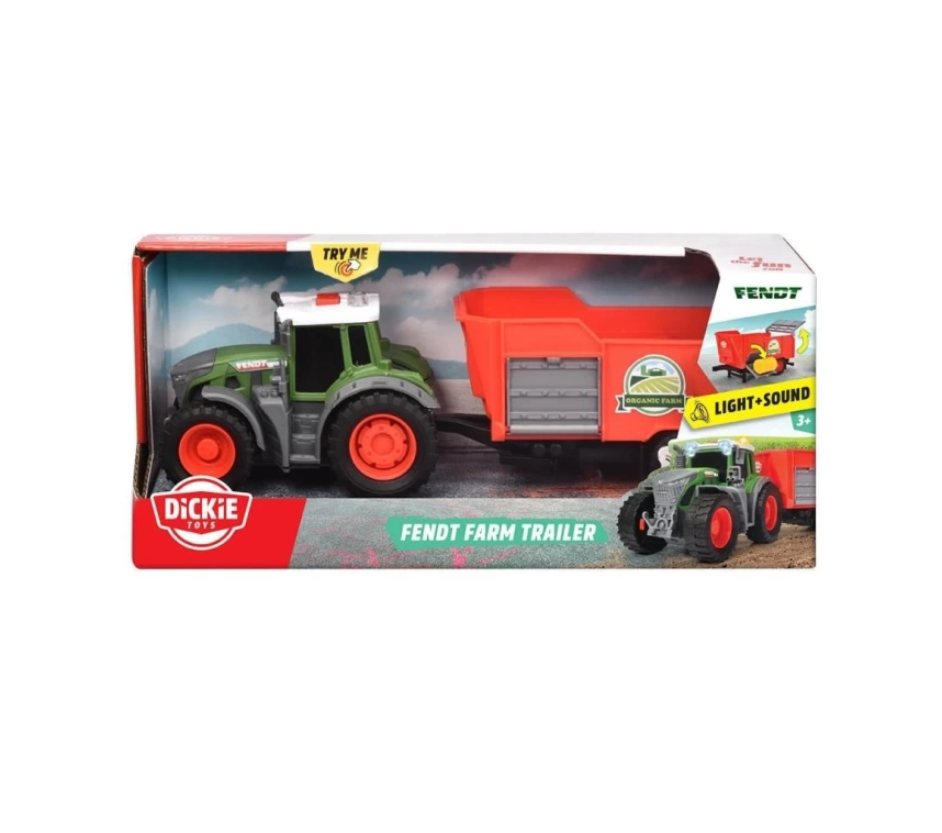 Nessiworld  203734001 Fendt Çiftlik Römorku -Dickie