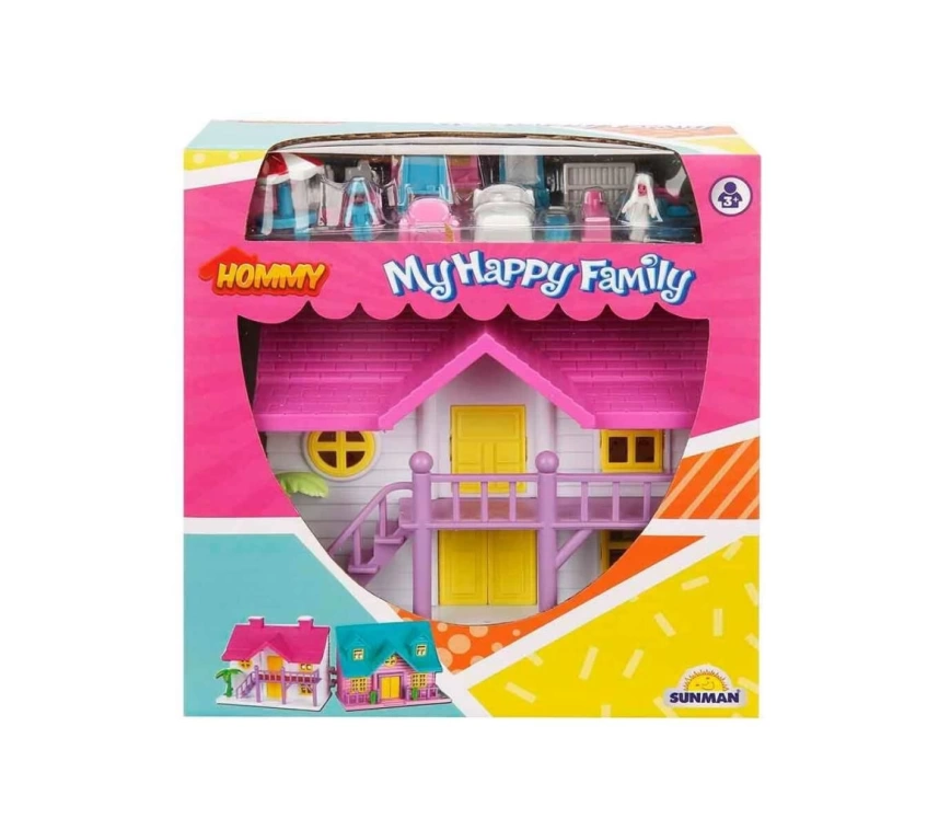 Nessiworld 2080 Happy Family Villa Oyun Seti 18 Parça
