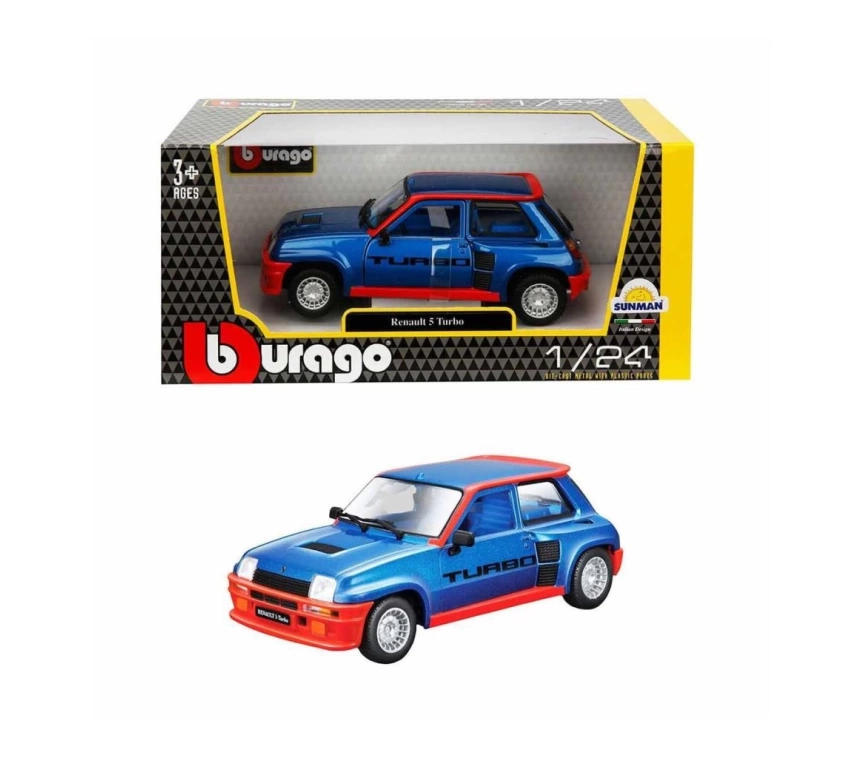 Nessiworld 21088 1:24 Renault 5 Turbo Model Araba -Sunman