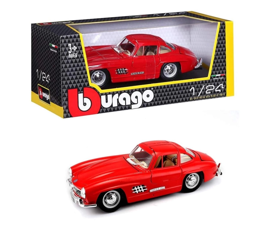 Nessiworld 22023 Burago 1:24 Mersedes Benz 300SL 1954 Model Araba