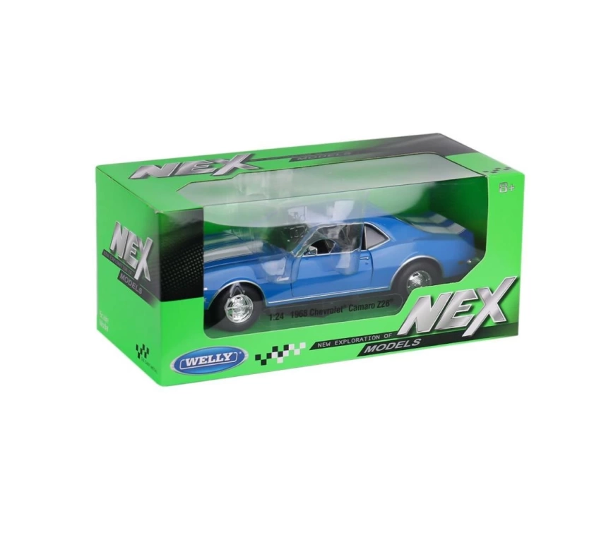 Nessiworld 22448 Welly Chevrolet Camaro Z28 1968 1:24 -Karsan Oyuncak
