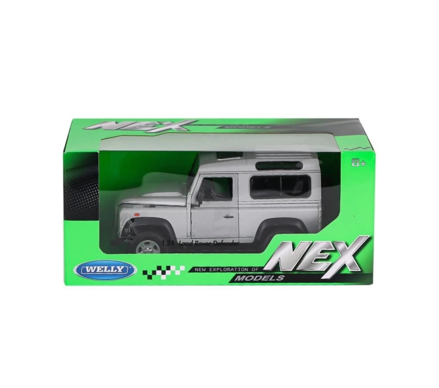 Nessiworld 22498 Welly Land Rover Defender 1:24 -Karsan Oyuncak