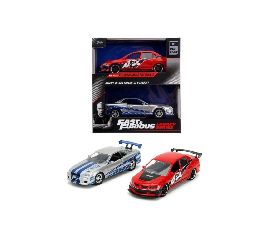 Nessiworld 253202019 Fast Furious Twin Pack  1:32