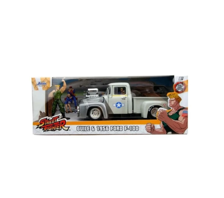 Nessiworld 253255057 Jada Street Fighter 1956 Ford Pickup 1:24