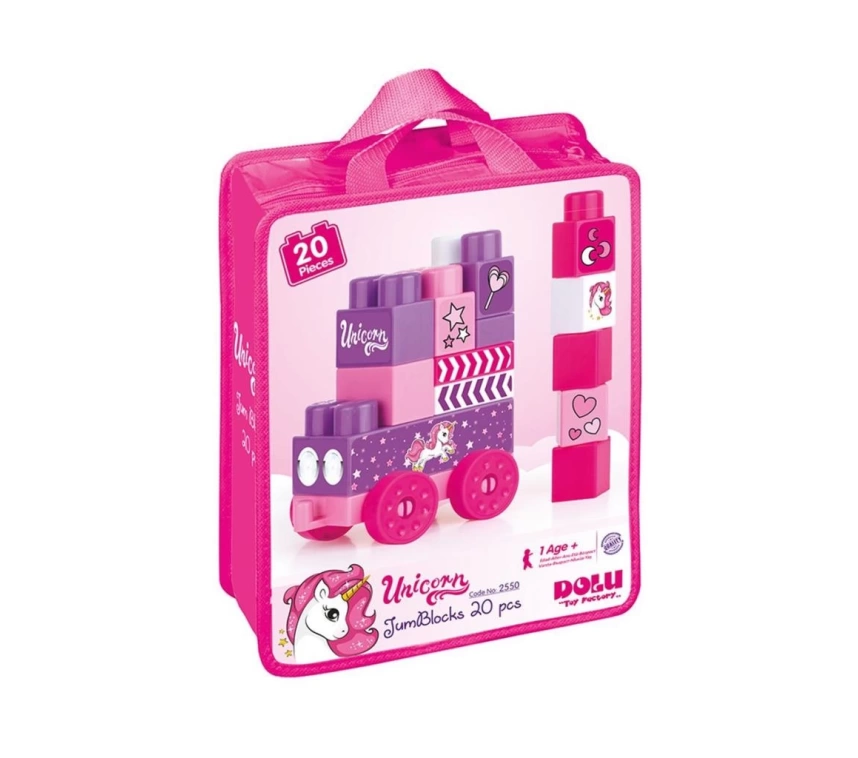 Nessiworld 2550 UNICORN ÇANTALI MEGA BLOK 20 LI