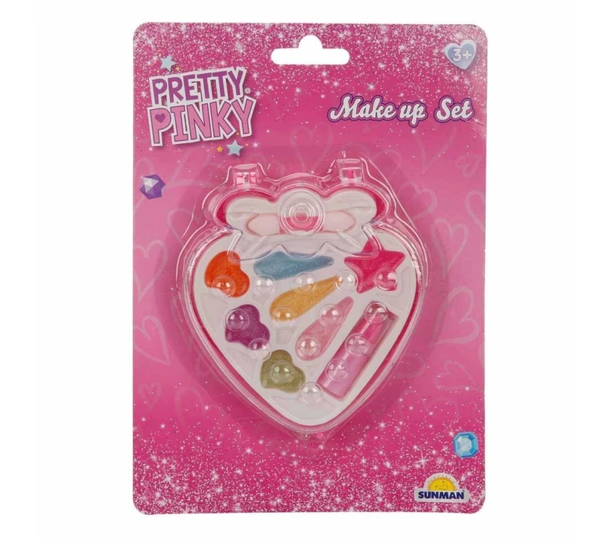 Nessiworld 2594 SUN-Makyaj Seti Sürülebilir - Yıldız/Çiçek/Kalp Şekilli