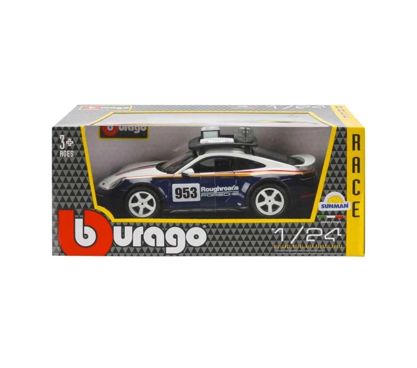 Nessiworld 28029 Burago 1:24 Porsche 911 Dakar Model Araba -Sunman