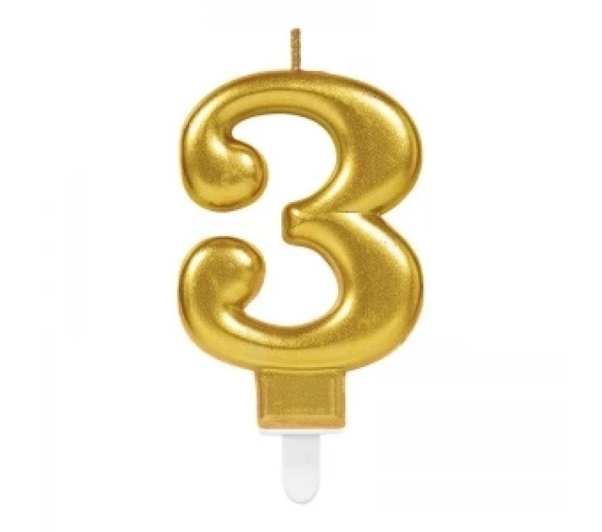 Nessiworld 3 Rakam Mum Gold Renk