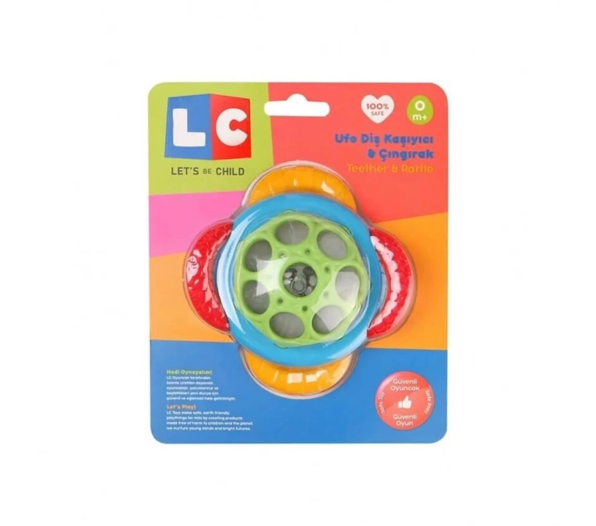 Nessiworld  30800 Lets be Child - Ufo Diş Kaşıyıcı & Çıngırak +0 ay