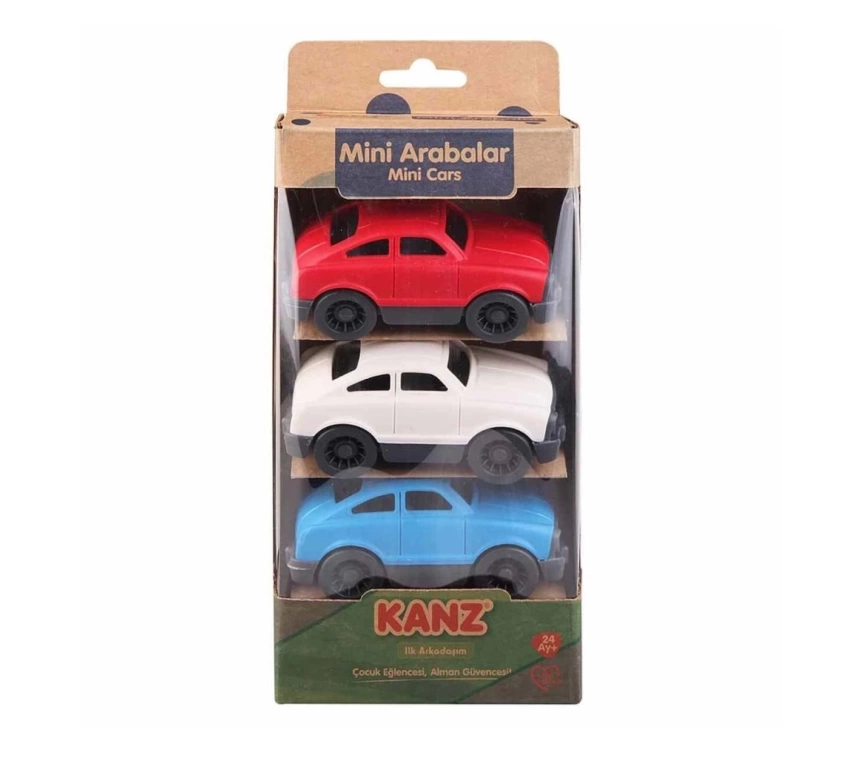 Nessiworld 30812 Enfal - 3lü Mini Arabalar +24 ay