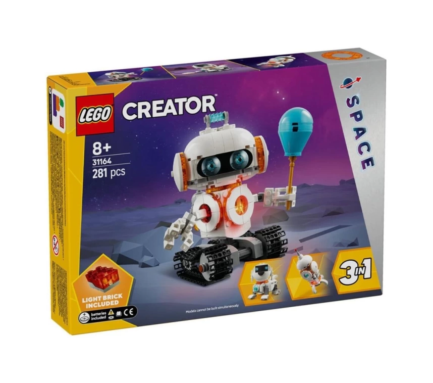 Nessiworld 31164 Lego Creator 3in1 - Uzay Robotu 281 parça +8 yaş