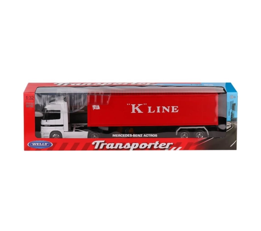 Nessiworld 32281KW Welly Mercedes Benz Tır 1:32 -Karsan Oyuncak