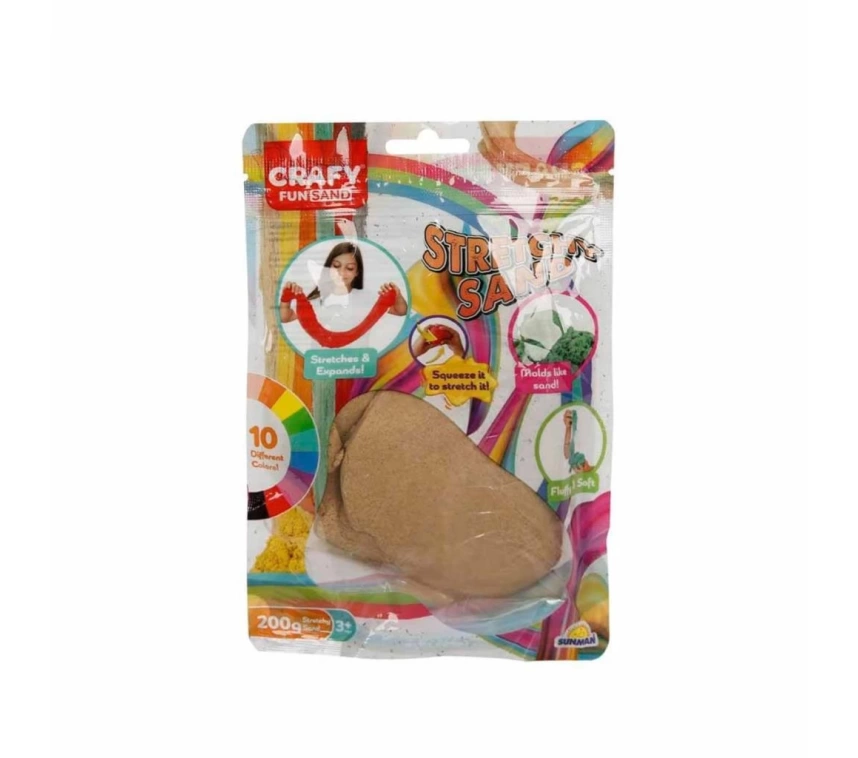 Nessiworld 3599 Crafy Streç Oyun Kumu Naturel 200 g -Sunman