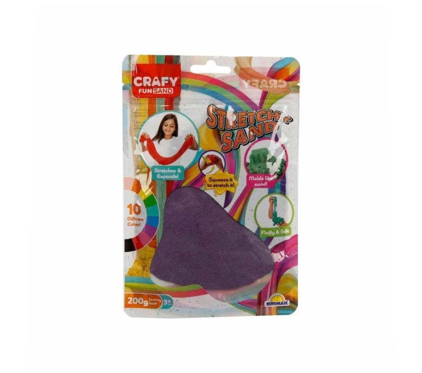 Nessiworld 3603 Crafy Streç Oyun Kumu Mor 200 g -Sunman