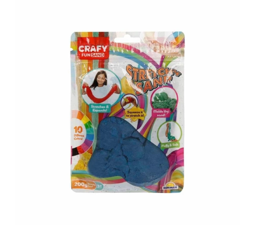 Nessiworld 3605 Crafy Streç Oyun Kumu Koyu Mavi 200 g