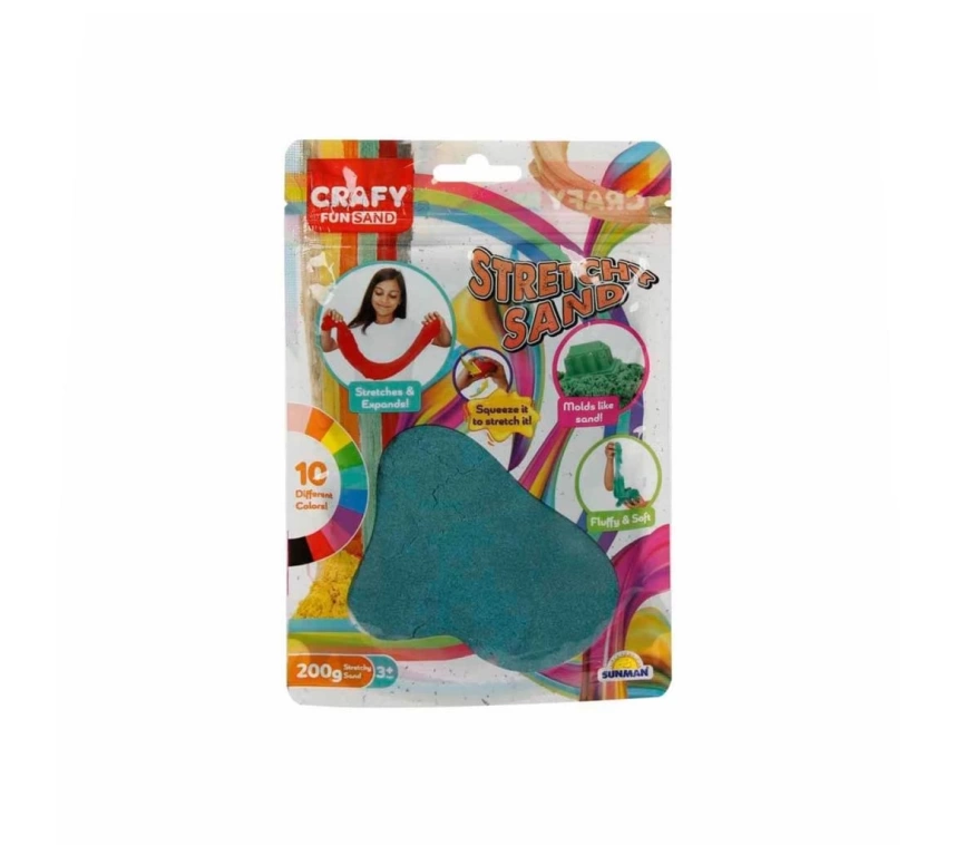 Nessiworld 3606 Crafy Streç Oyun Kumu Turkuaz 200 g -Sunman