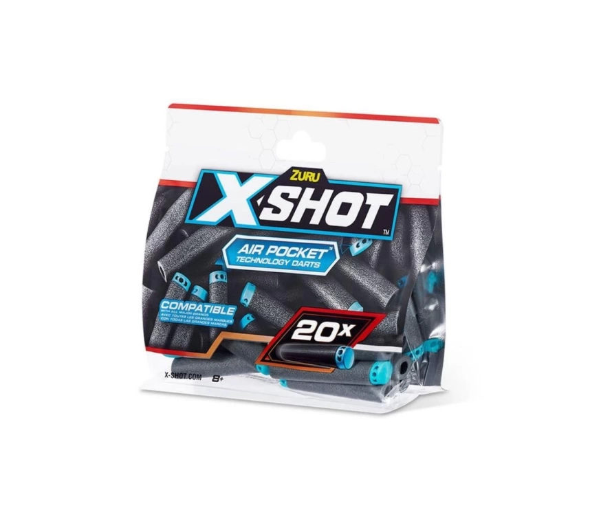 Nessiworld 36587 Zuru X Shot Silah 20 li Yedek Paket -Sunman