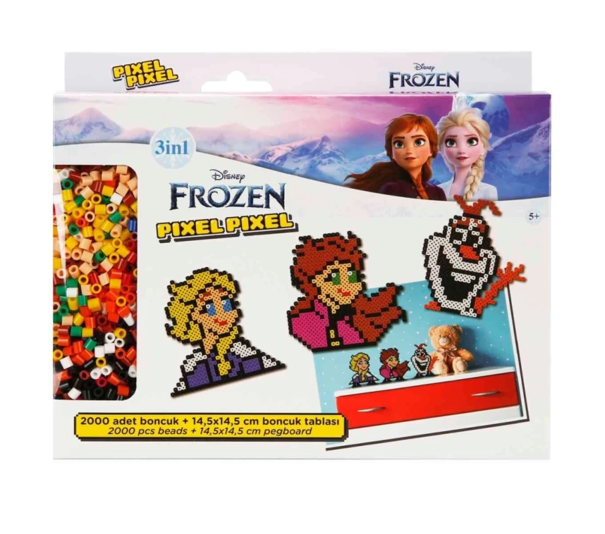 Nessiworld 3in1 Disney Frozen Pixel Pixel Boncuk Aktivite ve Oyuncak Seti S00005168