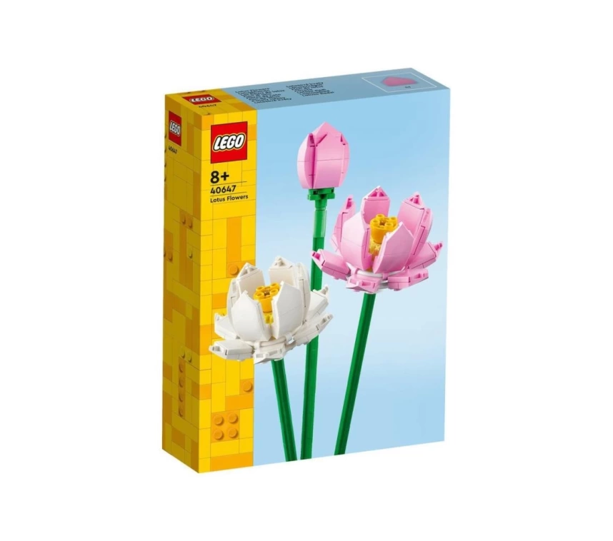 Nessiworld 40647 LEGO® iconic Botanical Collection Lotus Çiçekleri 220 parça +8 yaş