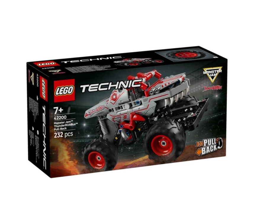 Nessiworld 42200 Lego Technic Monster Jam ThunderROARus Çek-Bırak 232 parça +7 yaş