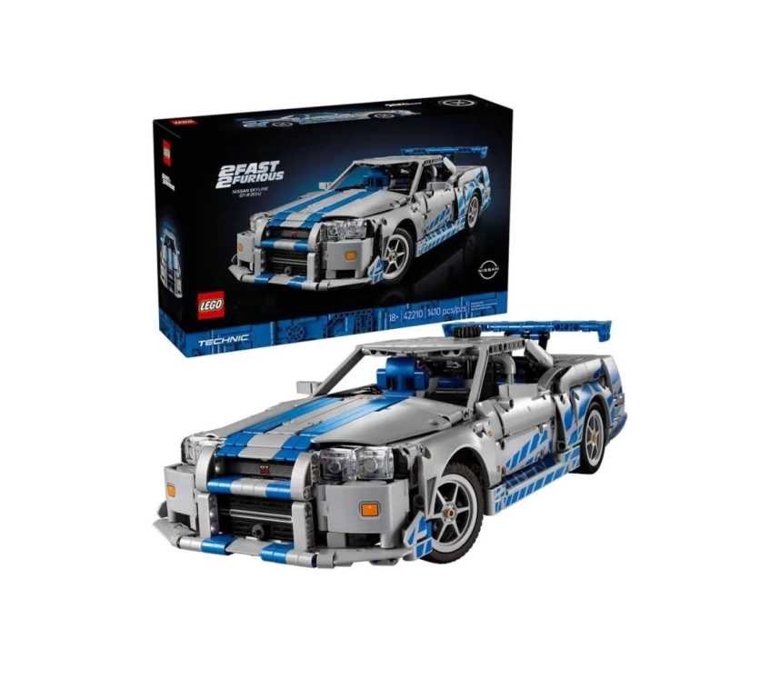 Nessiworld 42210 Lego Technic 2 Fast 2 Furious Nissan Skyline GT-R 1410 parça +9 yaş