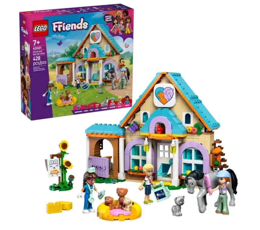 Nessiworld 42651 Lego Friends Veteriner Kliniği parça + yaş