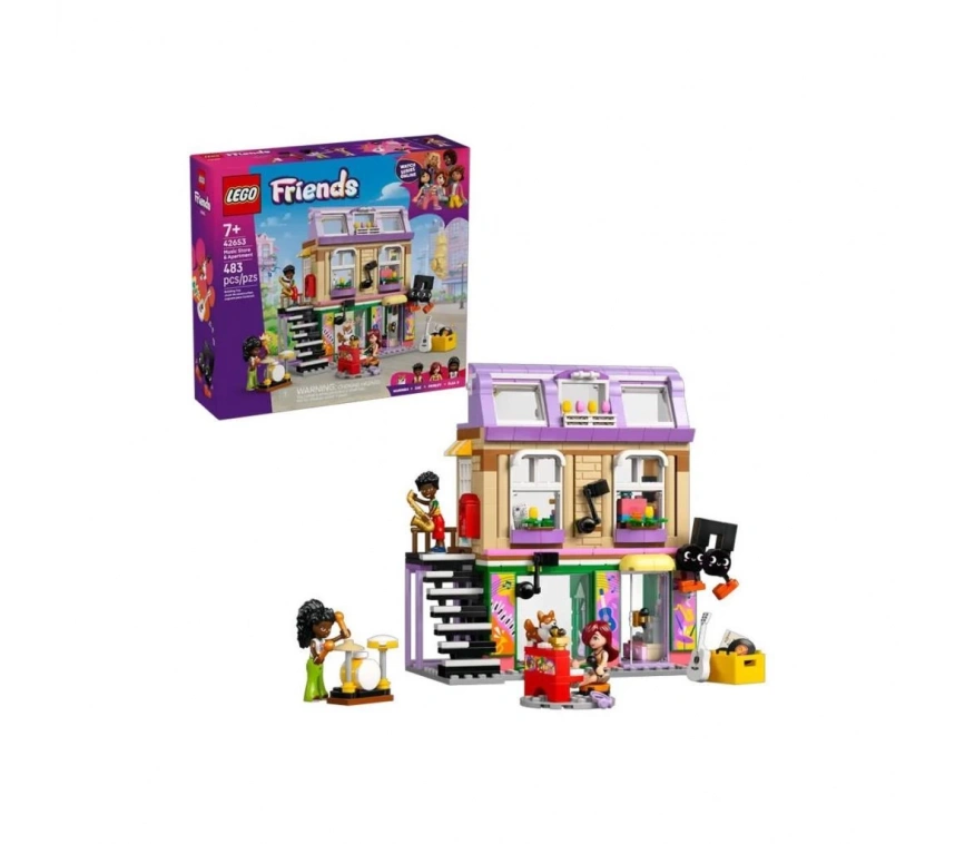 Nessiworld 42653 Lego Friends Müzik Mağazası 483 parça +7 yaş
