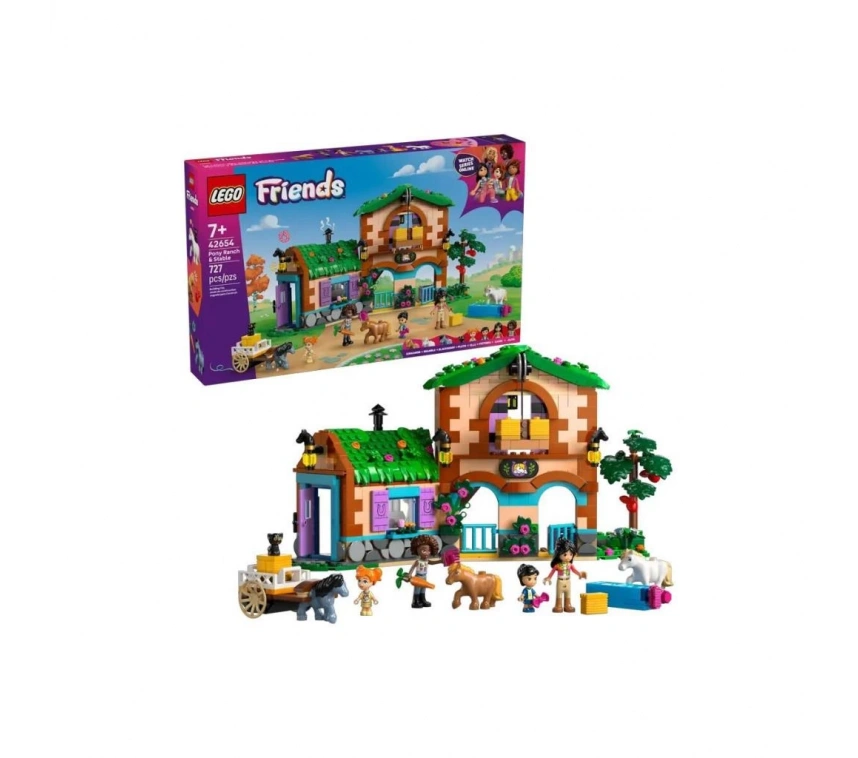 Nessiworld 42654 Lego Friends Midilli Çiftliği 727 parça +7 yaş