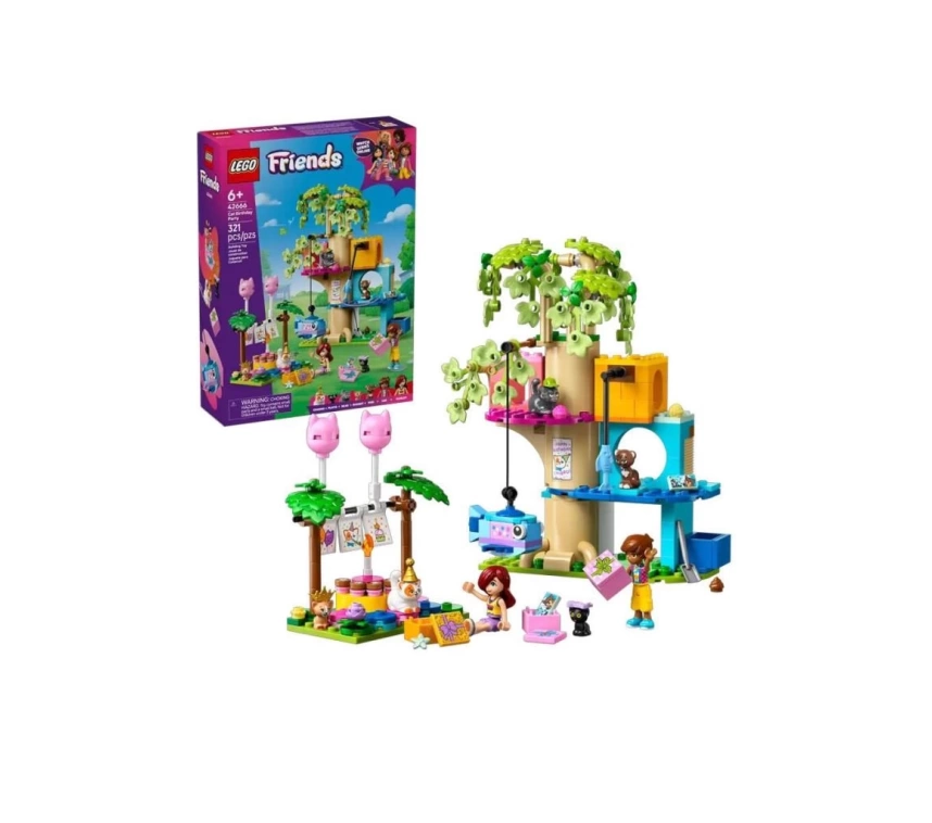Nessiworld 42666 Lego Friends Kedi Doğum Günü Partisi 321 parça +6 yaş